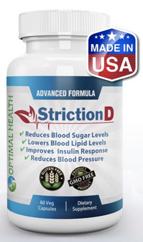 StrictionD – Blood Sugar Support - 60 Count - Best Offer - Limited Stock
